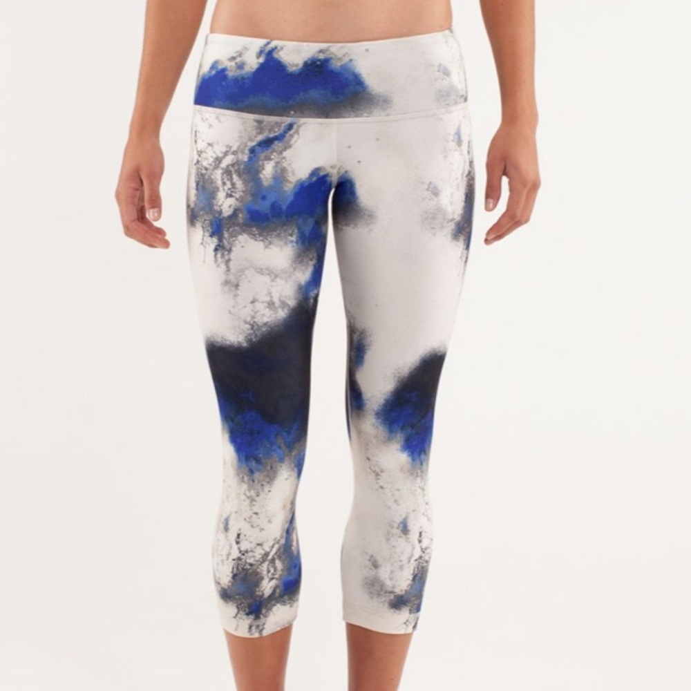 Lululemon Wunder Under Crop - Milky Way Multi